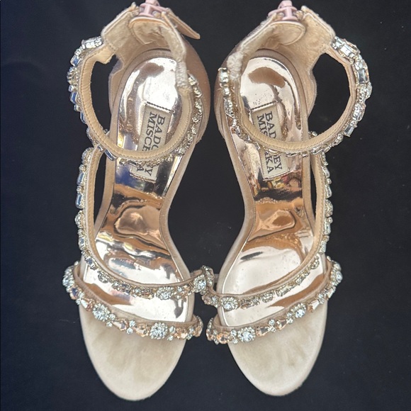 BADGLEY MISCHKA Satin Heels - Picture 3 of 9